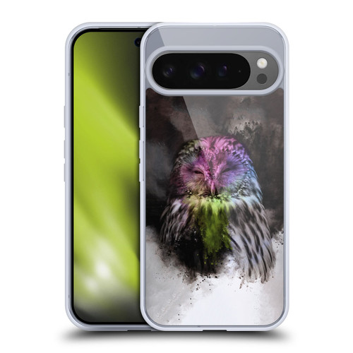 Simone Gatterwe Vintage And Steampunk Mr. Owl Soft Gel Case for Google Pixel 9 Pro XL