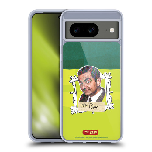Mr. Bean Doodle Art With Teddy Soft Gel Case for Google Pixel 8