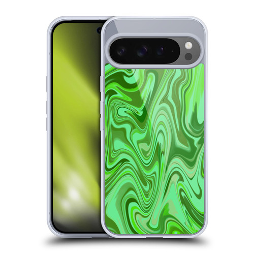 Suzan Lind Marble Light Green Soft Gel Case for Google Pixel 9 Pro XL
