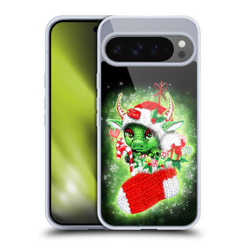 Sheena Pike Holiday Stocking Christmas Dragon Soft Gel Case for Google Pixel 9 Pro XL