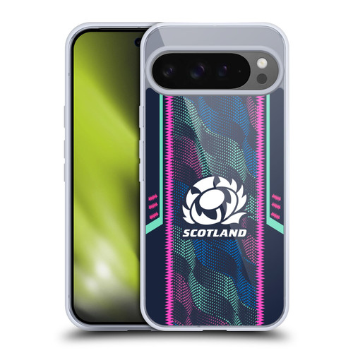 Scotland Rugby 2023/24 Crest Kit Wave Training Soft Gel Case for Google Pixel 9 Pro XL