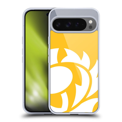 Scotland Rugby Oversized Thistle Rampant Yellow Soft Gel Case for Google Pixel 9 Pro XL