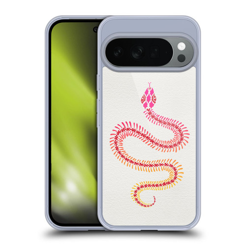 Cat Coquillette Animals Pink Ombre Snake Skeleton Soft Gel Case for Google Pixel 10
