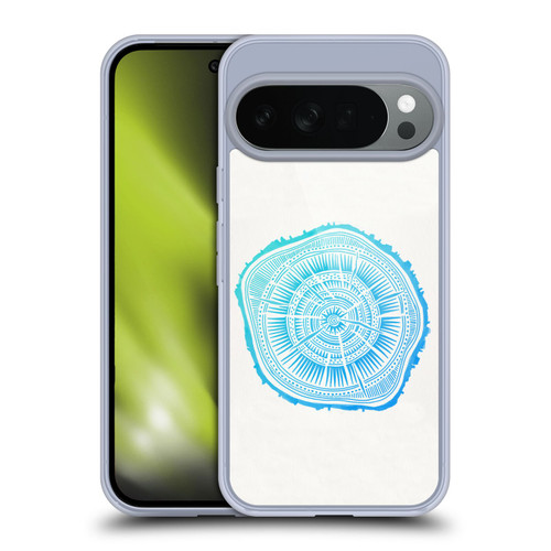 Cat Coquillette Nature Blue Paper Birch Soft Gel Case for Google Pixel 10