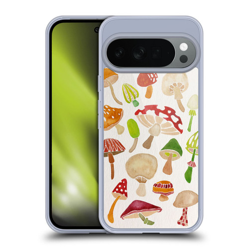 Cat Coquillette Nature Mushrooms Soft Gel Case for Google Pixel 10