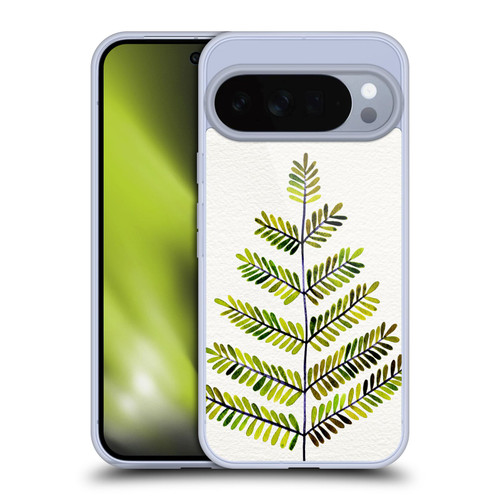 Cat Coquillette Nature Leaflets Green Soft Gel Case for Google Pixel 10 Pro XL