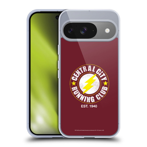 The Flash DC Comics Fast Fashion Running Club Soft Gel Case for Google Pixel 9 / Pixel 9 Pro