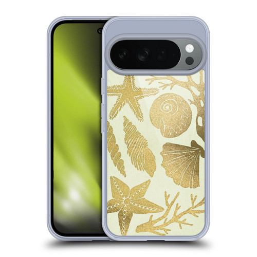 Cat Coquillette Sea Seashells Gold Soft Gel Case for Google Pixel 10