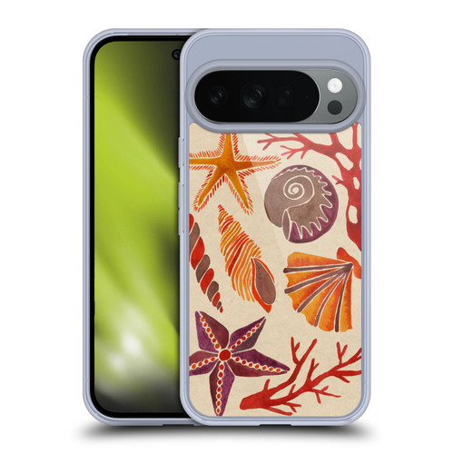 Cat Coquillette Sea Seashells Pink Soft Gel Case for Google Pixel 10