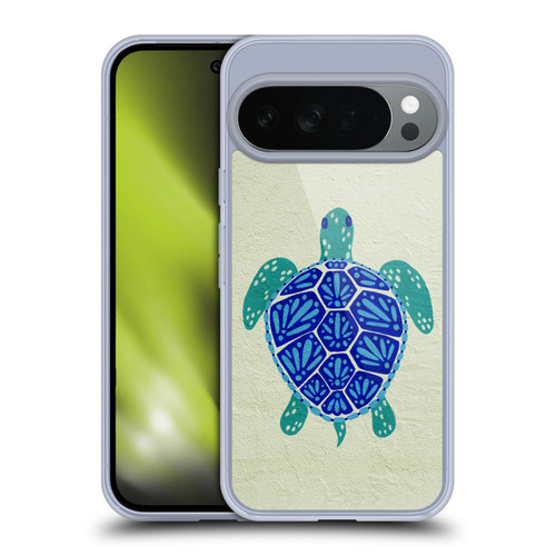 Cat Coquillette Sea Turtle Blue Soft Gel Case for Google Pixel 10