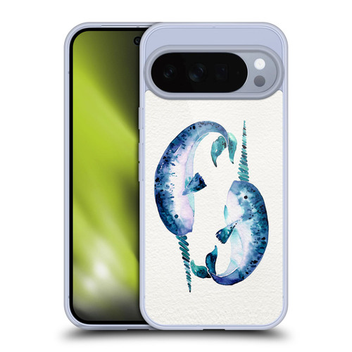 Cat Coquillette Sea Blue Narwhals Soft Gel Case for Google Pixel 10 Pro XL