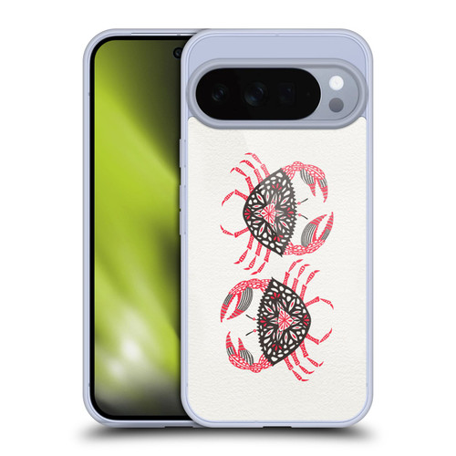 Cat Coquillette Sea Pink Crab Soft Gel Case for Google Pixel 10 Pro XL