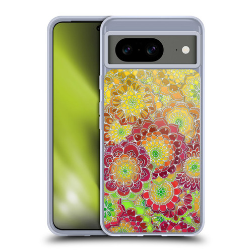 Micklyn Le Feuvre Florals 2 Flying East Soft Gel Case for Google Pixel 8