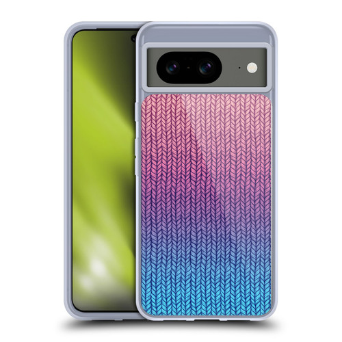 Micklyn Le Feuvre Patterns Chunky Knit Soft Gel Case for Google Pixel 8