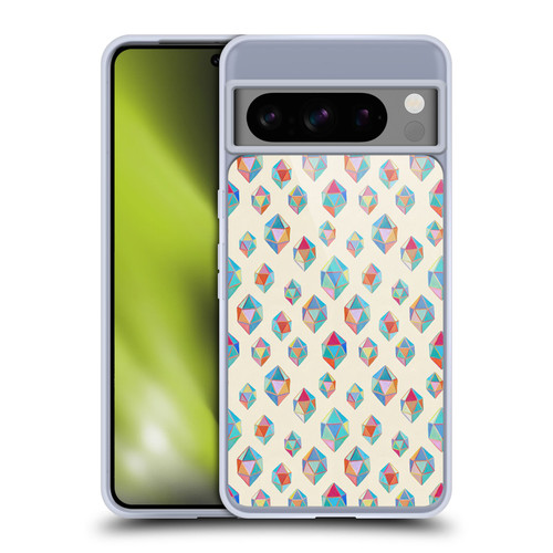 Micklyn Le Feuvre Patterns Floating Gems Soft Gel Case for Google Pixel 8 Pro
