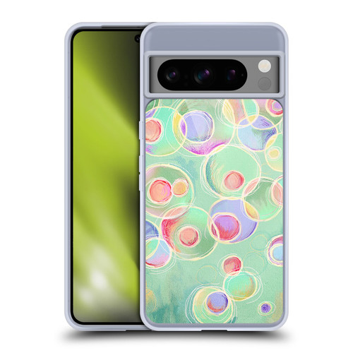 Micklyn Le Feuvre Patterns Iridescent Bubbles Soft Gel Case for Google Pixel 8 Pro