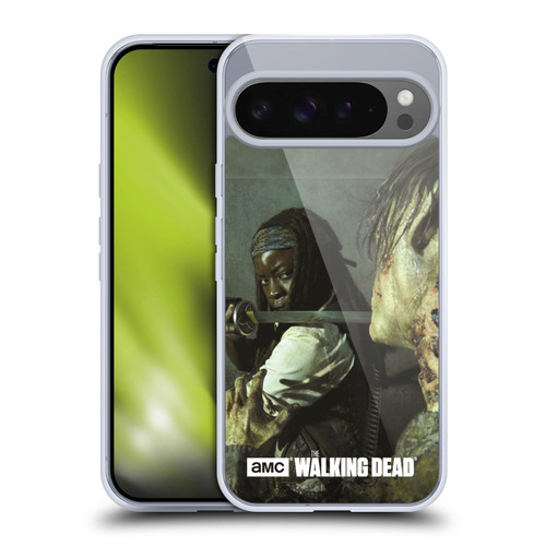 AMC The Walking Dead Filtered Characters Michonne Katana Soft Gel Case for Google Pixel 9 Pro XL