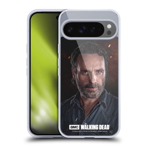 AMC The Walking Dead Season 8 Portraits Rick Soft Gel Case for Google Pixel 9 Pro XL