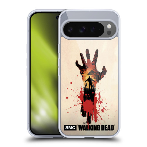 AMC The Walking Dead Silhouettes Walker Hand Soft Gel Case for Google Pixel 9 Pro XL