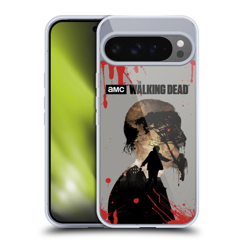 AMC The Walking Dead Silhouettes Walker Soft Gel Case for Google Pixel 9 Pro XL