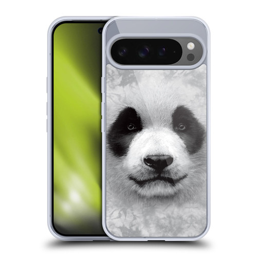 Vincent Hie Big Face Animals Panda Soft Gel Case for Google Pixel 9 Pro XL