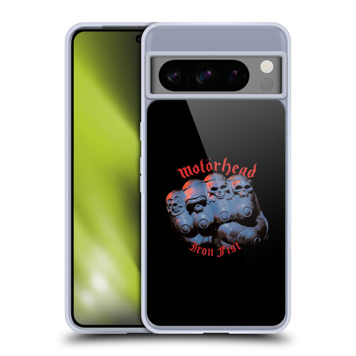 Motorhead Album Covers Iron Fist Soft Gel Case for Google Pixel 8 Pro