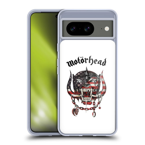 Motorhead Graphics American Skull Soft Gel Case for Google Pixel 8