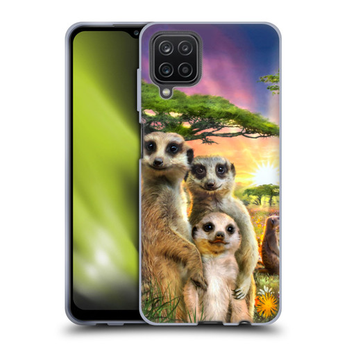 Aimee Stewart Animals Meerkats Soft Gel Case for Samsung Galaxy A12 (2020)