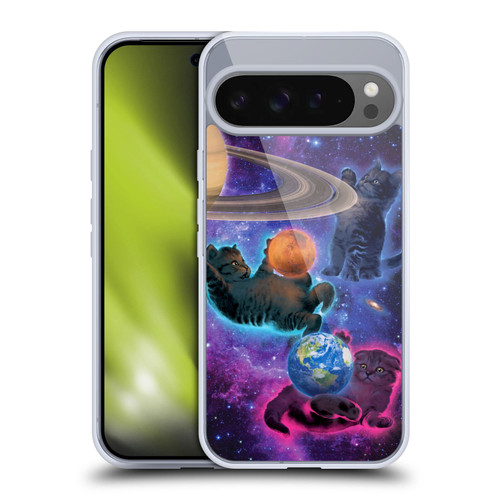 Vincent Hie Felidae Cosmic Kittens Soft Gel Case for Google Pixel 9 Pro XL