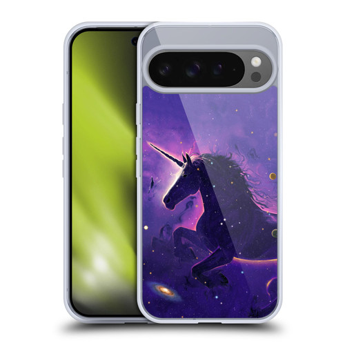 Vincent Hie Key Art Unicorn Nebula Soft Gel Case for Google Pixel 9 Pro XL