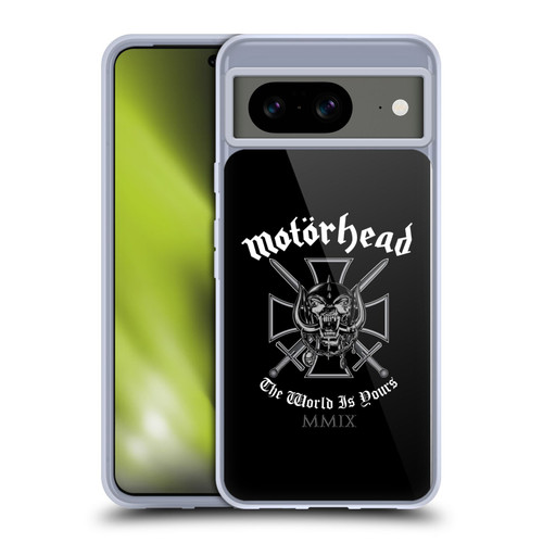 Motorhead Logo The World Is Yours Soft Gel Case for Google Pixel 8