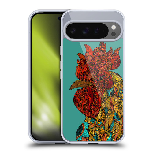 Valentina Birds Rooster Soft Gel Case for Google Pixel 9 Pro XL
