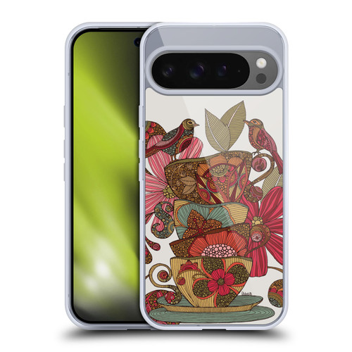 Valentina Birds Teacups Soft Gel Case for Google Pixel 9 Pro XL