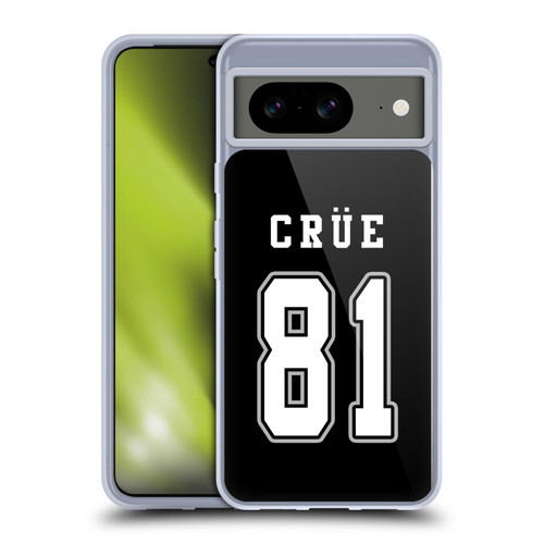 Motley Crue Logos Jersey Soft Gel Case for Google Pixel 8