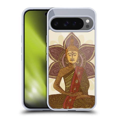 Valentina Symbols Illustration Sitting Buddha Soft Gel Case for Google Pixel 9 Pro XL