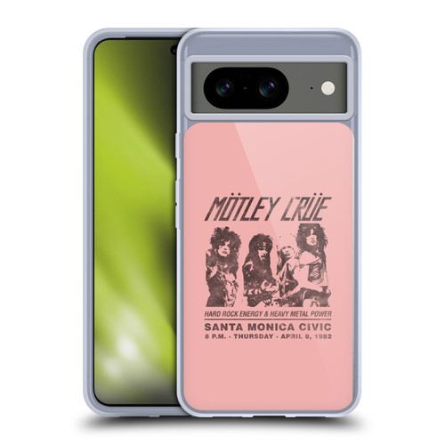 Motley Crue Tours Santa Monica Soft Gel Case for Google Pixel 8