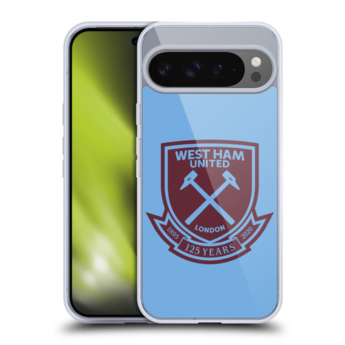 West Ham United FC 125 Year Anniversary Claret Crest 2 Soft Gel Case for Google Pixel 9 Pro XL