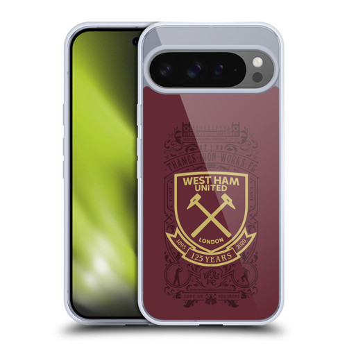 West Ham United FC 125 Year Anniversary Thames Iron Works FC 2 Soft Gel Case for Google Pixel 9 Pro XL