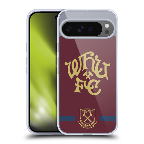 West Ham United FC 125 Year Anniversary WHUxFC Soft Gel Case for Google Pixel 9 Pro XL