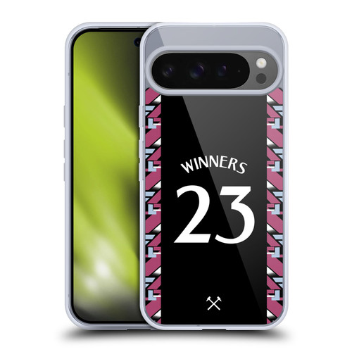 West Ham United FC 2023 Winners Away Kit Soft Gel Case for Google Pixel 9 Pro XL