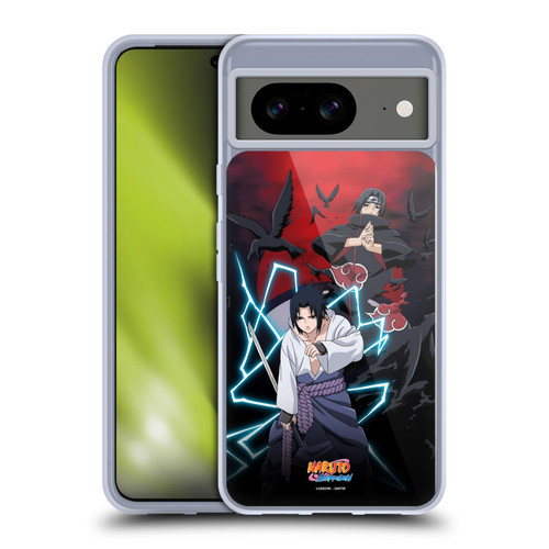Naruto Shippuden Key Art Sasuke And Itachi Soft Gel Case for Google Pixel 8