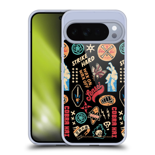 Cobra Kai Season 5 Key Art Icons Pattern Soft Gel Case for Google Pixel 10 Pro XL