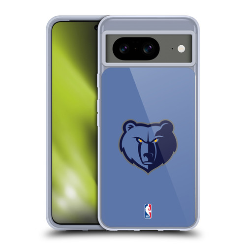 NBA Memphis Grizzlies Logo Light Blue Soft Gel Case for Google Pixel 8