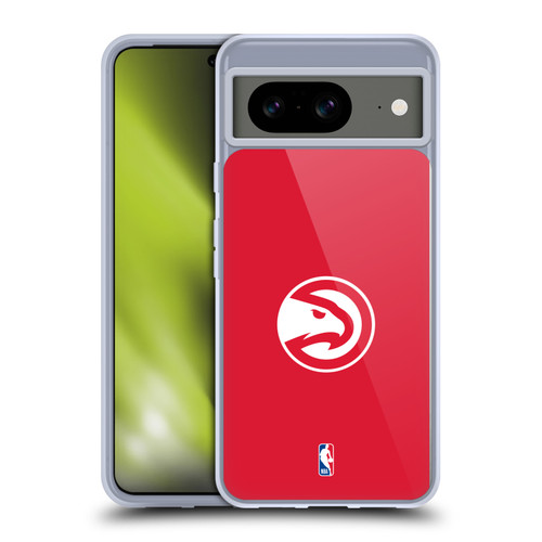 NBA Atlanta Hawks Logo Red Soft Gel Case for Google Pixel 8