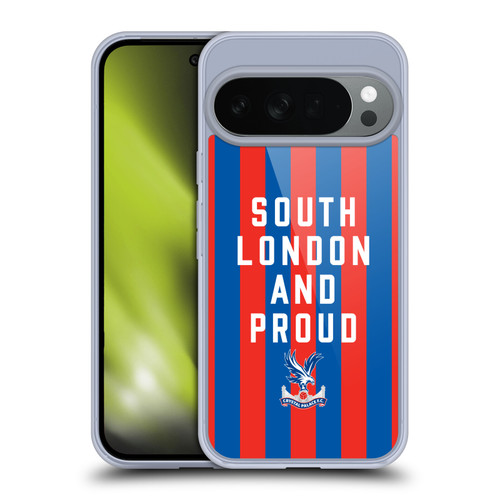 Crystal Palace FC 2025 Cup Final South London & Proud Soft Gel Case for Google Pixel 10