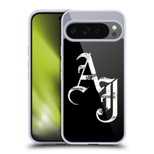 WWE Aj Styles Grunge Initials Soft Gel Case for Google Pixel 9 Pro XL
