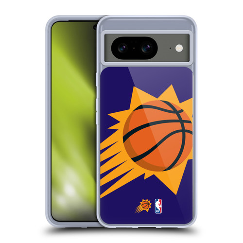 NBA Phoenix Suns Logo Oversized Soft Gel Case for Google Pixel 8