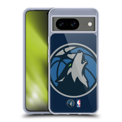 NBA Minnesota Timberwolves Logo Oversized Soft Gel Case for Google Pixel 8