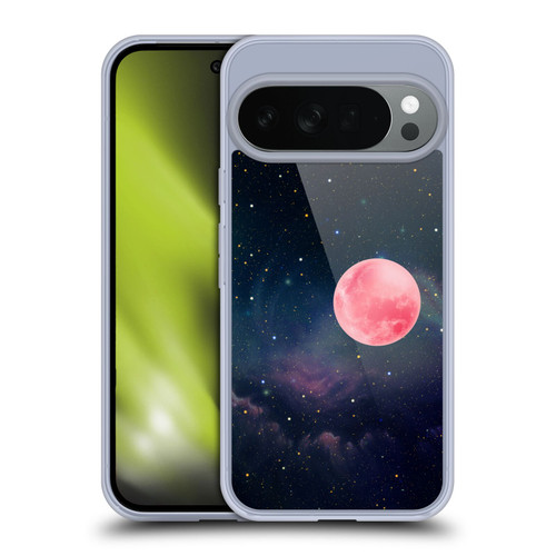 Cosmo18 Space Pink Moon Soft Gel Case for Google Pixel 10