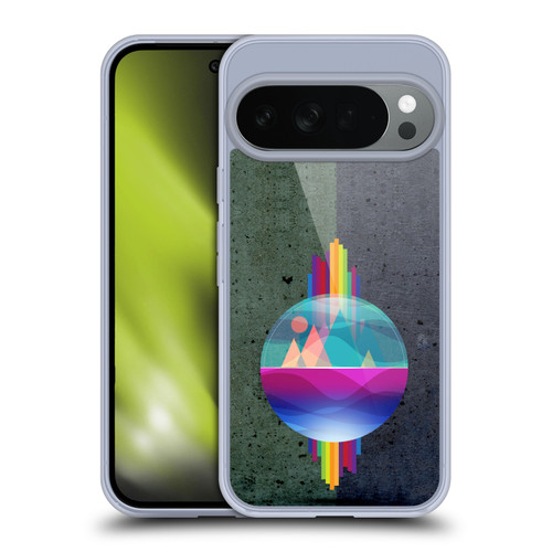 Dave Loblaw Contemporary Art Mountains Under The Dome Soft Gel Case for Google Pixel 10